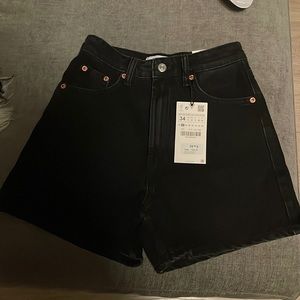 Zara black shorts never been worn, new with tags